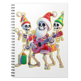 **Skeleton 3D Christm Santa Party – Funnyas Skelet ノートブック