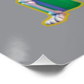 **Skeleton 3D Christm Santa Party – Funnyas Skelet ポスター (コーナー)