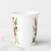 **Skeleton 3D Christm Santa Party – Funnyas Skelet 紙コップ (左)