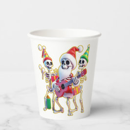**Skeleton 3D Christm Santa Party – Funnyas Skelet 紙コップ