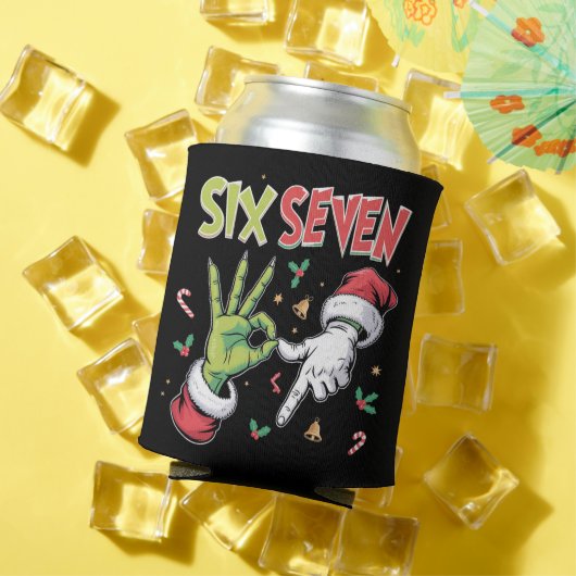 Skeleton 6 7 Christmas Six Seven Meme Xmas 缶クーラー (インサイチュ 夏)