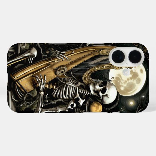 Skeleton and Harp II Case-Mate iPhoneケース (裏面 (横))