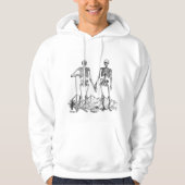Skeleton Art Hoodie パーカ (正面)