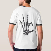 Skeleton Art Man Tシャツ (裏面フル)