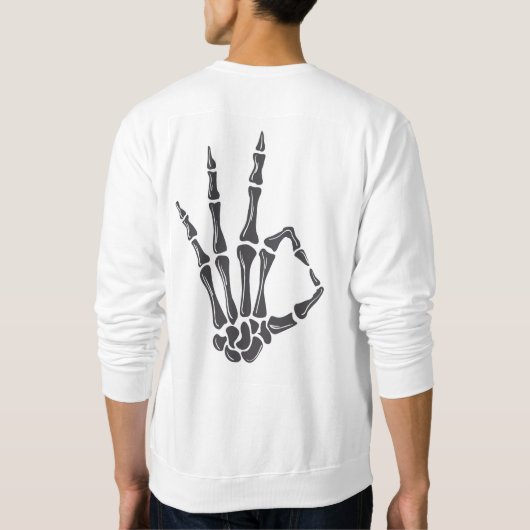 Skeleton Art Sweatshirt スウェットシャツ (裏面)