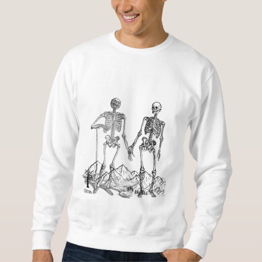 Skeleton Art Sweatshirt スウェットシャツ (正面)