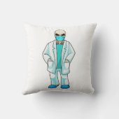 Skeleton as Doctorと顔マスク クッション (裏面)