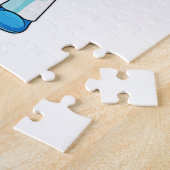 Skeleton as Doctorと顔マスク ジグソーパズル (側面)