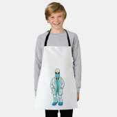 Skeleton as Doctor with Face mask エプロン (着用した状態)