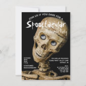 Skeleton Bashハローウィンパーティ 招待状 (正面)