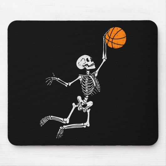 Skeleton Basketball Halloween Costume Mens Boys Te マウスパッド (正面)