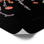 Skeleton Bible Verse Dry Bones Come Alive Christia ポスター (角)