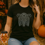 Skeleton Bone Ribcage  Tシャツ