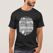 Skeleton Bowling Retro Bowler Gifts Funny Bowling  Tシャツ (正面)