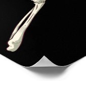 Skeleton Broken Heart Bones Divorce Breakup Heartb ポスター (角)