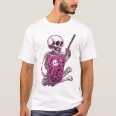  Skeleton Bubble Tea Tシャツ (正面)