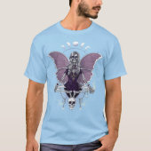 Skeleton Butterfly Goth Tシャツ (正面)