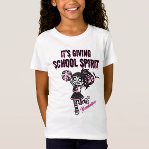 Skeleton Cheerleader与えの精神 Tシャツ
