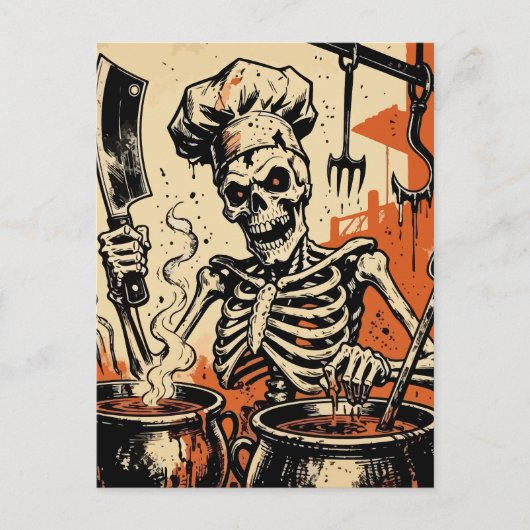 Skeleton Chef シーズンポストカード (正面)