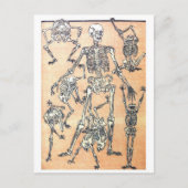 Skeleton Danceポストカード ポストカード (正面)