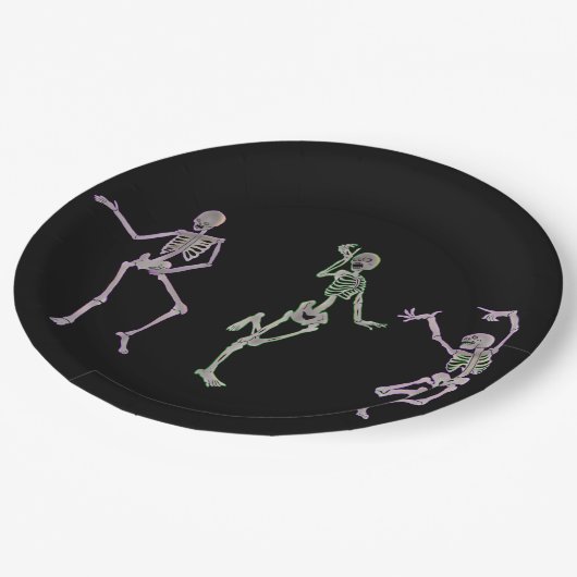 Skeleton Dance ペーパープレート (アングル)
