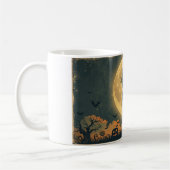 Skeleton Dance Mug | Romantic Halloween Moon Cup コーヒーマグカップ (左)