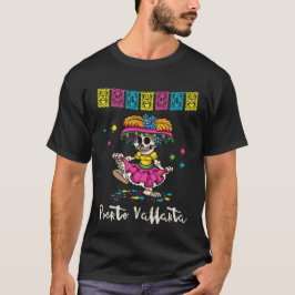 Skeleton Dancing Puerto VallartaメキシコのSenorita Tシャツ