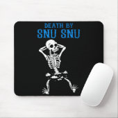 Skeleton Death By Snu Snu Broken Legs Funny Quote  マウスパッド (マウス)