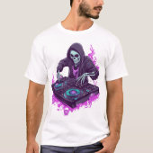  Skeleton DJ Tシャツ (正面)