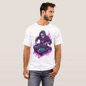  Skeleton DJ Tシャツ (正面フル)