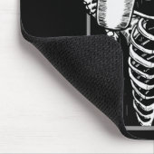 Skeleton Drinking Coffee Lover Funny Halloween Sku マウスパッド (コーナー)