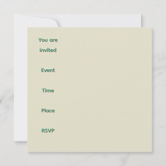 Skeleton fingers & skull & pumpkins for Halloween 招待状 (裏面)