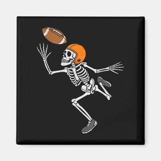 Skeleton Football Halloween Costume Mens Boys Teen マグネット (正面)