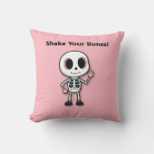 Skeleton Fun | Halloween Birthday Party クッション (正面)