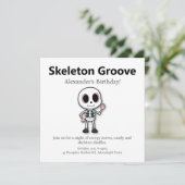 Skeleton Fun | Halloween Birthday Party シーズンカード (スタンド正面)