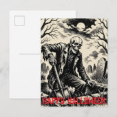 Skeleton Gravedigger シーズンポストカード (正面/裏面)