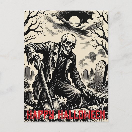 Skeleton Gravedigger シーズンポストカード (正面)