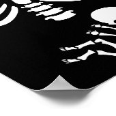 Skeleton Halloween Maternity Funny Pregnancy 2025  ポスター (角)