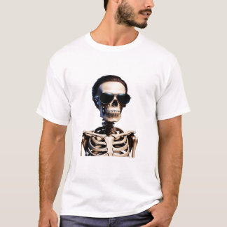 Skeleton Halloween  T-shirt design Tシャツ