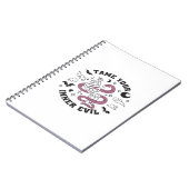 Skeleton Hand Making Heart Minimal Design ノートブック (左側)