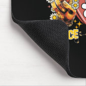 Skeleton Hand Peace Love-crocs Family Xmas Pyjama  マウスパッド (コーナー)