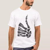 Skeleton Hand Thumbs Up T-Shir Tシャツ (正面)