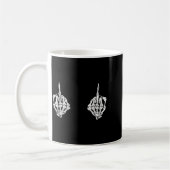 Skeleton Hands On S Funny Soky Halloween Costume コーヒーマグカップ (左)