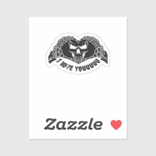 Skeleton Hands Skull Halloween Backgrounds Texture シール (シート)