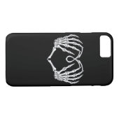 Skeleton Hands Vaとバレンタインデーのゴシックハート Case-Mate iPhoneケース (裏面(横))