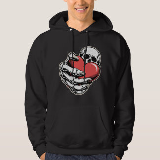 Skeleton Heart Hoodie – Dark Art Design パーカ