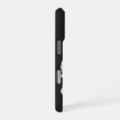 Skeleton Holding a Rose – Artistic Gothic Sticker iPhoneケース (右側面)