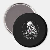 SKELETON HUG BOSTON TERRIERあなたが私を生き感じた マグネット (正面/裏面)