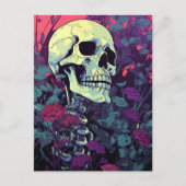 Skeleton in the Flowers ポストカード (正面)