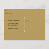 Skeleton Key-新居への引っ越しのお知らせ 案内ポストカード (裏面)